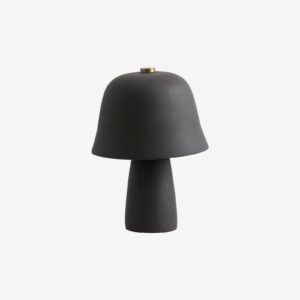 Nordal - UMBRA bordlampe - terrakotta, sort - Ø19 Ã H25 cm